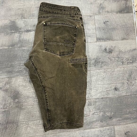 KUHL Born In Mountains Vintage Patina Dye Rydr Pants Brown Size 36x34 - Picture 3 of 4